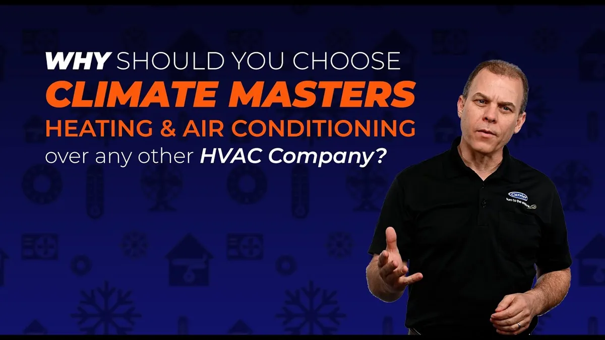 A still from the video “Why Choose Climate Masters, Inc. for Your HVAC Needs?”