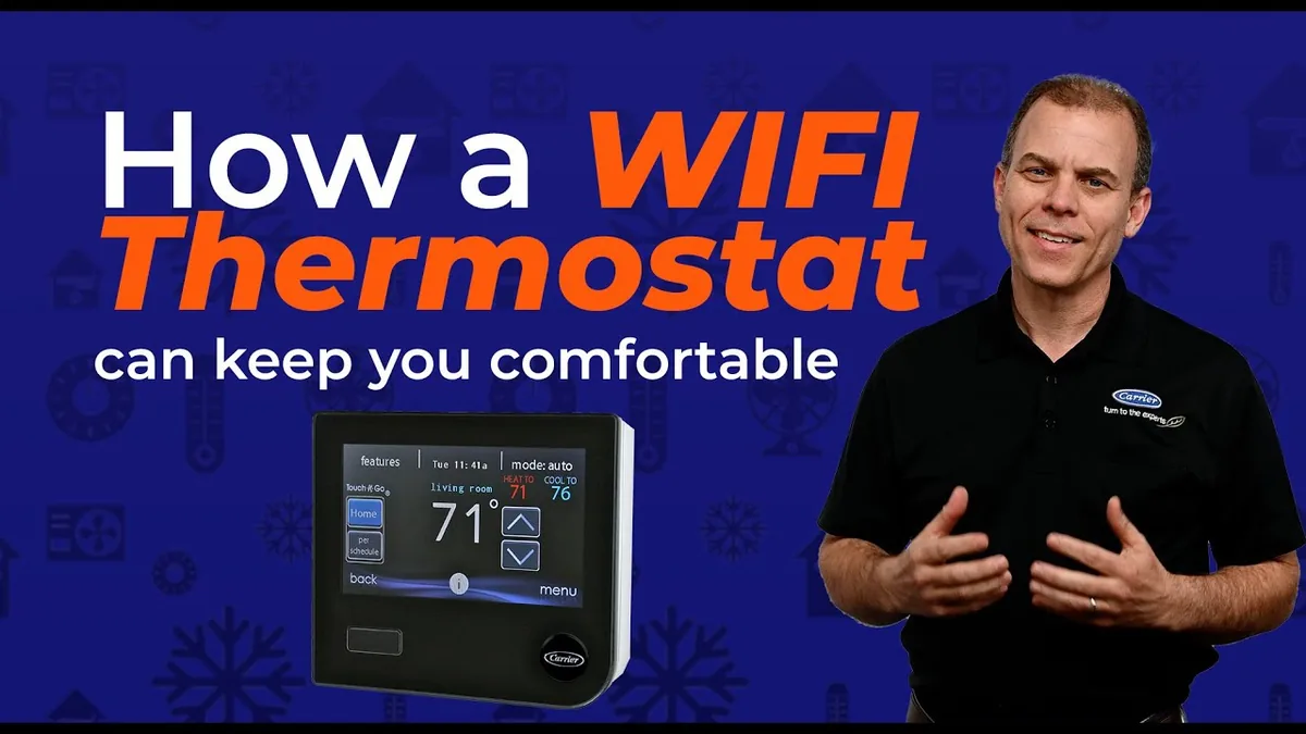 A still from the video “Climate Masters Inc. How a WiFi thermostat could help your comfort. (YT)”