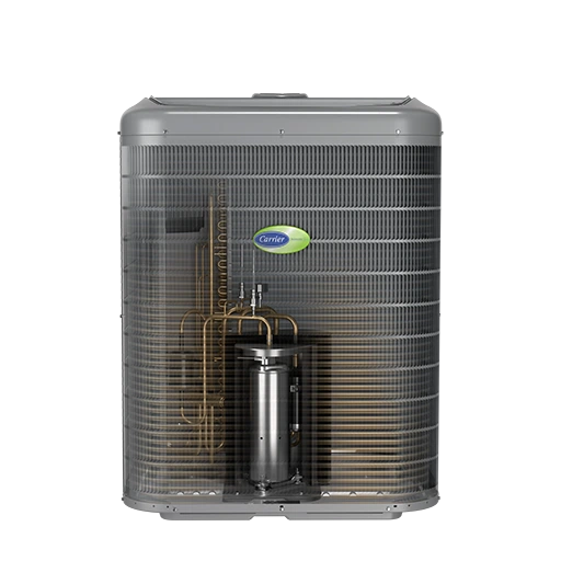 Carrier™ Infinite Series AC System See Through Image | Air Conditioning | Climate Masters Inc.
