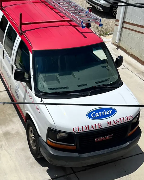 Service Van parked for servicing local business | Fairhope, AL | Climate Masters Inc.