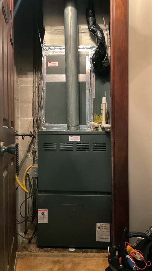 HVAC air handler serviced by Climate Masters Inc. | HVAC | Climate Masters Inc.