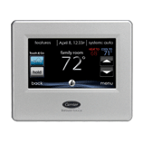 Control panel for Carrier WiFi Thermostat | Wifi Thermostats | Climate Masters INC