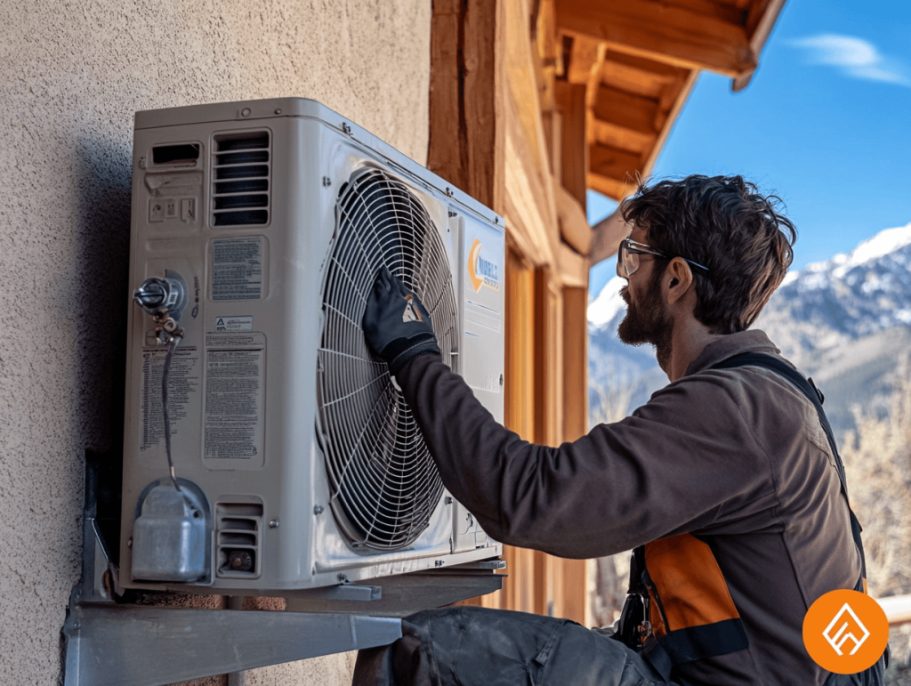 Climate Masters' AC Tech installing a new HVAC unit