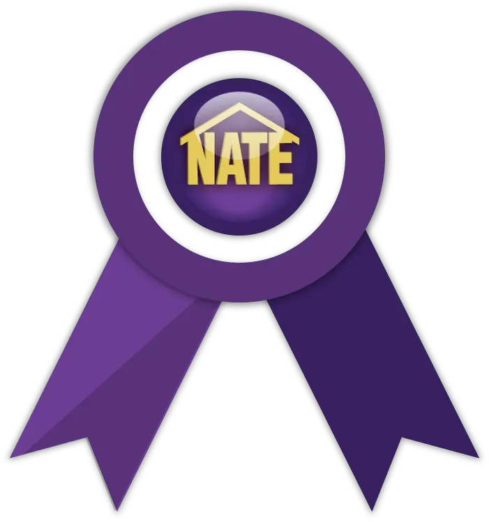 NATE certified award badge | Climate Masters Inc