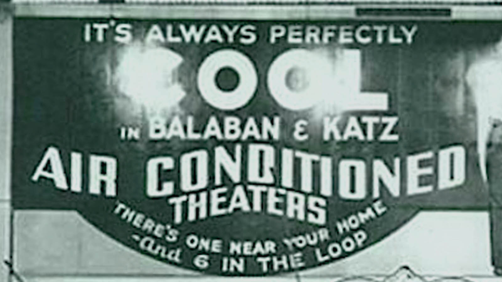 Old Theater Heating and Cooling Advertisement